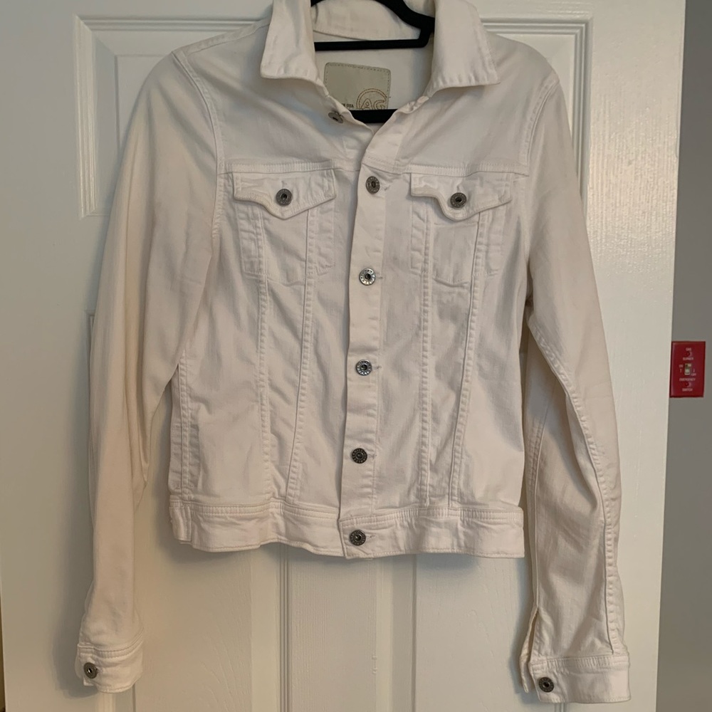 AG white denim jacket